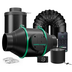 Mars Hydro iFresh 6 ventilaator ja aktiivsöefilter – komplekt kiiruse reguleerimisega