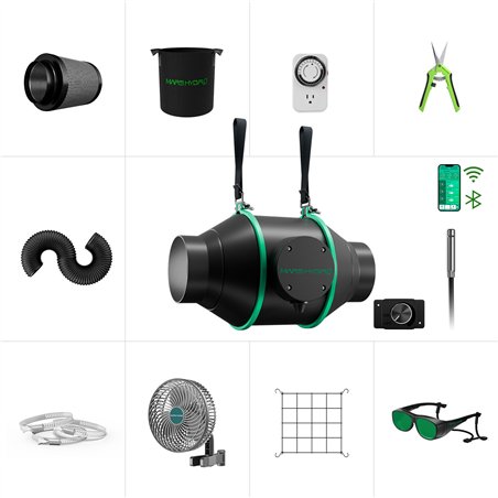 Komplektne ventilaatori ja filtri komplekt Mars Hydro 4" iFresh